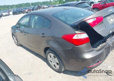 2015 Kia Forte Lx из США, поврежденный, VIN KNAFX4A68F5295454